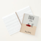 Carnet de notes mathématiques personnalisées à deu (Intérieur)