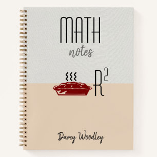 Carnet de notes mathématiques personnalisées à deu