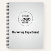 Carnet de notes minimaliste pour entreprise (Devant)