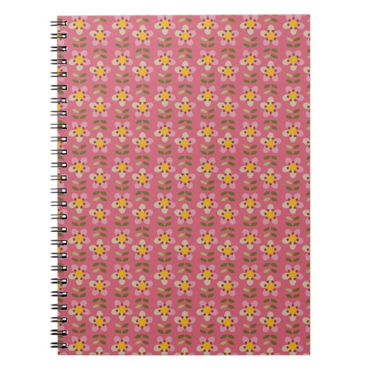 CARNET DE NOTES MISTY CHARM - Motif Botanique (Devant)
