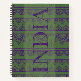 carnet de notes modèle India