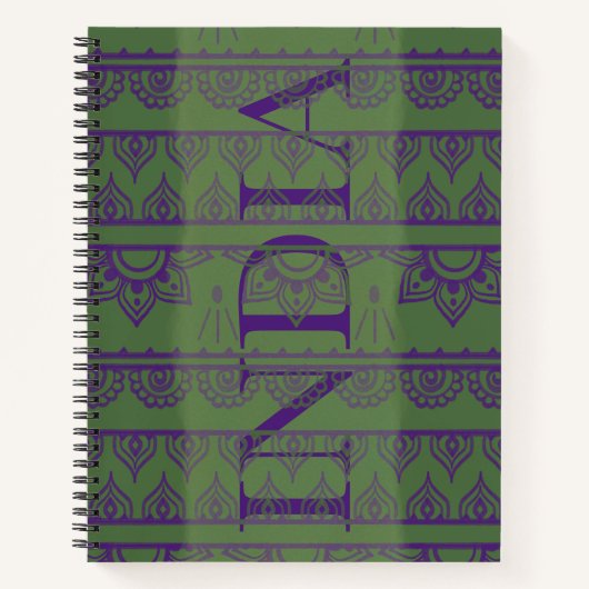 carnet de notes modèle India (Devant)
