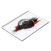 Carnet de notes Montre de poche Trash Polka Abstra (Côté gauche)