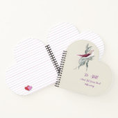 Carnet de notes oiseaux botaniques élégants (Intérieur)