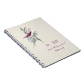 Carnet de notes oiseaux botaniques gracieux (Côté Droit)