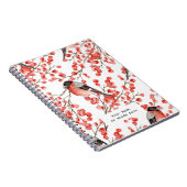 carnet de notes oiseaux et baies (Côté Droit)