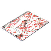 carnet de notes oiseaux et baies (Côté gauche)