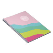 Carnet de notes personnalisé avec monogramme arc-e (Côté Droit)