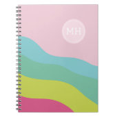 Carnet de notes personnalisé avec monogramme arc-e (Devant)