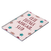 Carnet de notes personnalisé des choses mignonnes (Côté gauche)