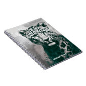 Carnet de notes PERSONNALISÉ sur le léopard (Côté Droit)