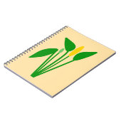 Carnet de notes photo en spirale Araceae (Côté gauche)