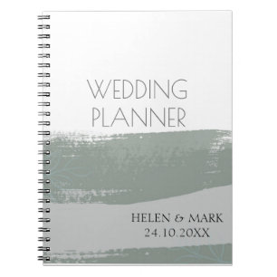 Carnet de notes photo spirale pour mariage moderne