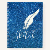 Carnet de notes plume personnalisée (Devant)