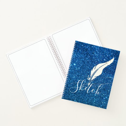 Carnet de notes plume personnalisée (Intérieur)