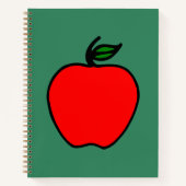 Carnet de notes Pomme Rouge  (Devant)