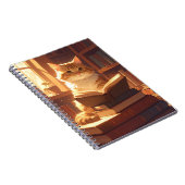 Carnet de notes pour chat qui aime les livres (Côté Droit)
