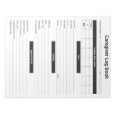 Carnet de notes pour les aidants naturels, les aid (Devant)