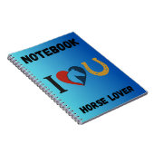 Carnet de notes pour les amoureux des chevaux - Éq (Côté Droit)