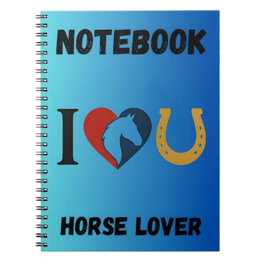 Carnet de notes pour les amoureux des chevaux - Éq (Devant)