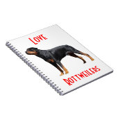 Carnet de notes pour les amoureux des Rottweilers  (Côté Droit)
