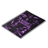 Carnet de notes pour les fans de lutte féminine (Côté gauche)