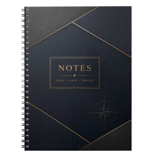 Carnet de notes professionnel pour hommes (Devant)