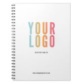 Carnet de notes promotionnel avec logo d'entrepris (Devant)