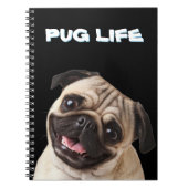 CARNET DE NOTES PUG (Devant)