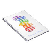CARNET DE NOTES RAINBOW CANDY 6,5x8,75 à reliure s (Côté Droit)
