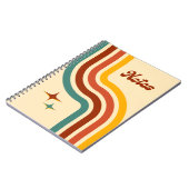 carnet de notes rétro à spirale (Côté gauche)