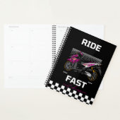 Carnet de notes Ride Fast – Journal à l'esthétique (Devant avec enveloppe)