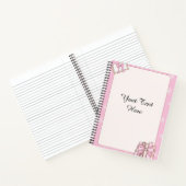 Carnet de notes rose girly élégant (Intérieur)