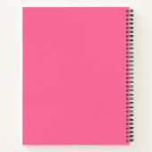 Carnet de notes rose « Mode Étude Activé » (Dos)
