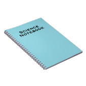Carnet de notes scientifiques minimaliste (Côté Droit)