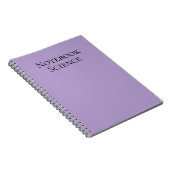 Carnet de notes scientifiques minimaliste (Côté Droit)