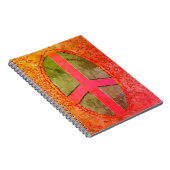 Carnet de notes Signe de Paix Couleurs d'Automne (Côté Droit)