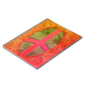 Carnet de notes Signe de Paix Couleurs d'Automne (Côté gauche)