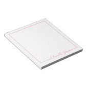 Carnet de notes simple élégant moderne à écriture (Incliné)