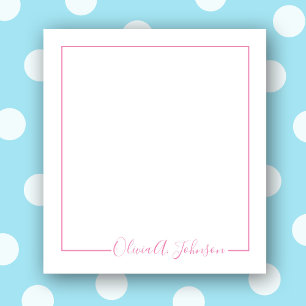 Carnet de notes simple élégant moderne à écriture