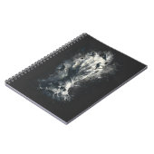 Carnet de notes Skull Hand Ravens gothique art som (Côté gauche)