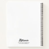 Carnet de notes Starry Nights / Blanc / 8,5x11 (Dos)