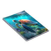 Carnet de notes sur la tortue marine – Titre perso (Côté Droit)