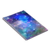 Carnet de notes sur papier journal de l'espace de  (Côté Droit)