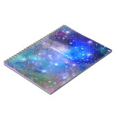 Carnet de notes sur papier journal de l'espace de  (Côté gauche)