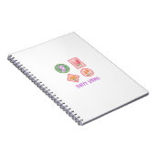 Carnet de notes tampon de printemps drôle Axolotl (Côté Droit)