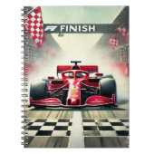 carnet de notes trendy Formule 1 (Devant)