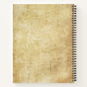 Carnet de notes vintage en spirale Sweetbriar Rose (Dos)