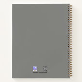 Carnet de notes Wasp Spider de près avec texte per (Dos)