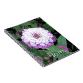Carnet de notes Zinnia lavande (Côté Droit)